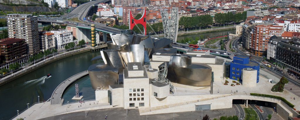 Vista Panorámica Museo Guggenheim Bilbao